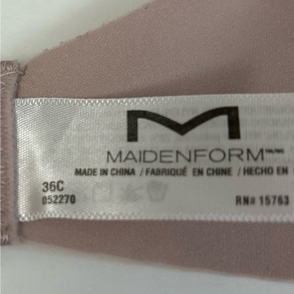 Maidenform 36C 052270 Padded Wireless Bra Full Coverage - Picture 4 of 7